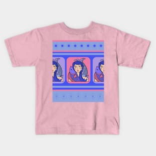 Pisces Horoscope Pattern Kids T-Shirt